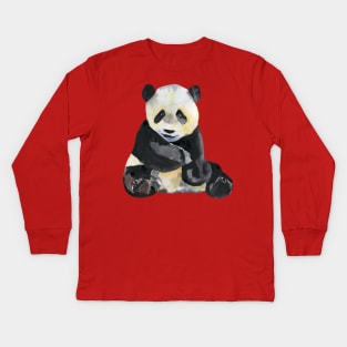 Panda Kids Long Sleeve T-Shirt